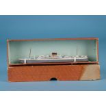 A Bassett-Lowke wooden 1:1200 Waterline Model of Union Castle Line Ocean Liner Athlone Castle,