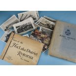 A collection of Naval photographs and other items, predominantly relating to HMS Howe, together with