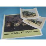 Three railway related prints after David Shepherd OBE, two limited edition signed in pencil, The