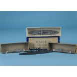 Wooden 1:1200 Waterline Models of Warships, I R Amis Ltd - Italian Navy - Grecale and Dardo, in