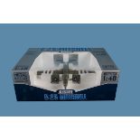 A modern Franklin Mint B25 Mitchell diecast aircraft, 1:48 scale, boxed, E, in outer card box,