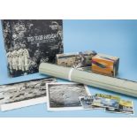 Moon Landing and Space interest, a collection of related items such as an unbuilt boxed Airfix kit