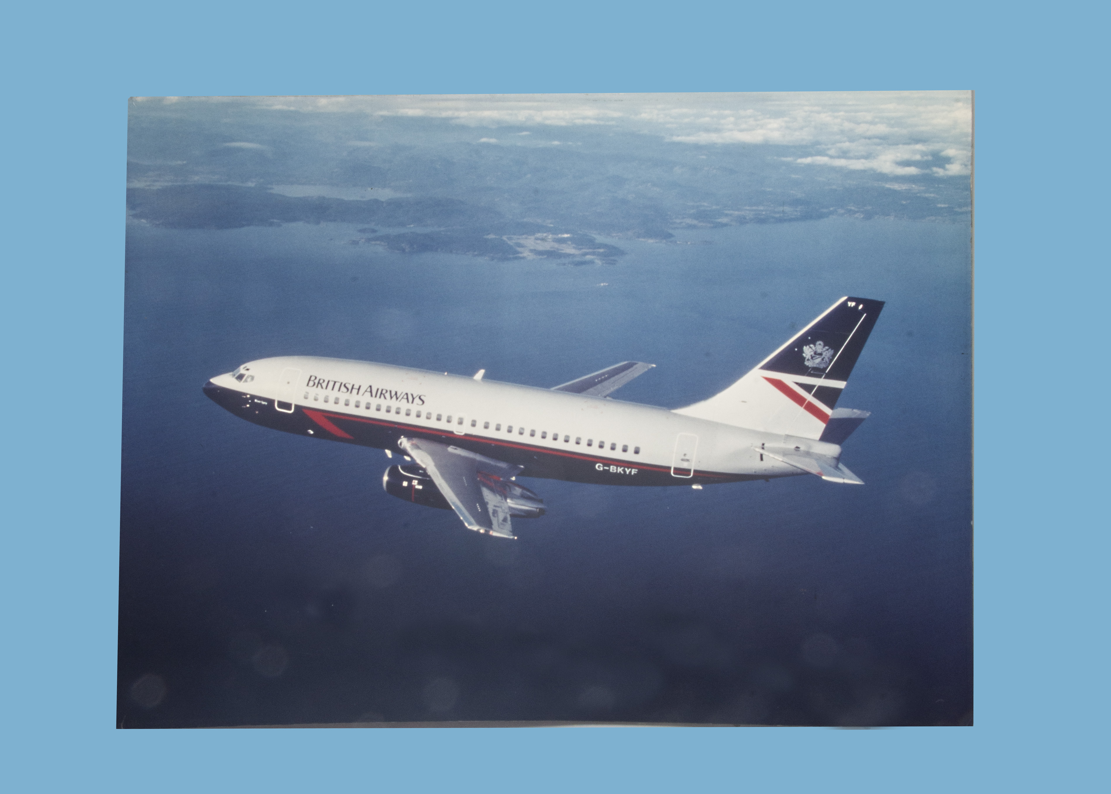 Five 1980s large British Airways travel agents photograpic display boards, one large square - Image 2 of 5