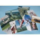 A collection of aerobatics and other photographs, including publicity and publically taken examples,