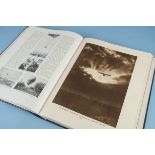 Book, Histoire de L'aeronautique, a comprehensive Art Deco book by Charles Dollfus and Henri Bouche,