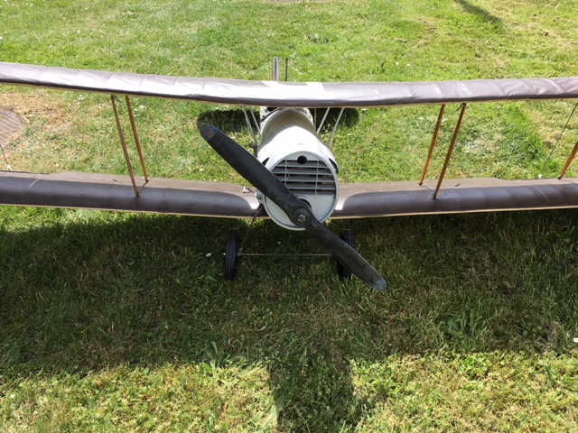 A large scratch built flying scale model of a Bristol WWI biplane fighter, well constructed wood and - Image 4 of 5