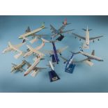 A collection of kit and other airline aeroplanes, various sizes and livery aircraft (parcel)