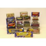 Corgi Buses and Coaches, A boxed collection of 1980s and later, vintage and modern vehicles, some