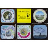 21 Magic Lantern Title Slides for Life Model and Other Story Sets, including Her Benny, Tatters,