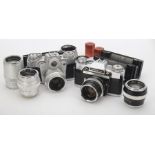 A Zeiss Ikon Contarex Outfit, Contarex Super 10.2600 body, 1st version, serial no. G34254, body, F-