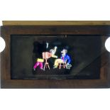 A Mahogany-Framed Hand-Painted Magic Lantern Slipping Slide, of a photographer, G