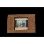 13 Mahogany-Mounted Hand-Tinted Magic Lantern Slides, comprising 5 from the Egyptian War, 4 from the