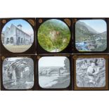 Collection of approx 524 Miscellaneous Photographic 3¼sq. in. Magic Lantern Slides including some