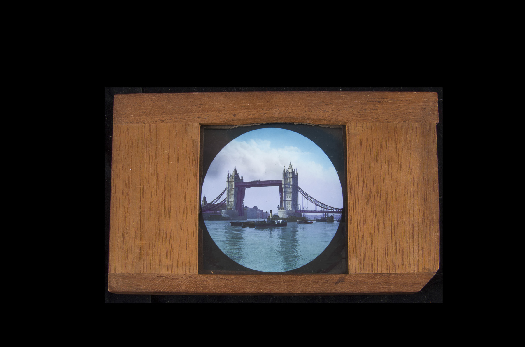 Lost London - 12 Mahogany-Mounted Hand-Tinted and Photographic Magic Lantern Slides, including - Image 4 of 12