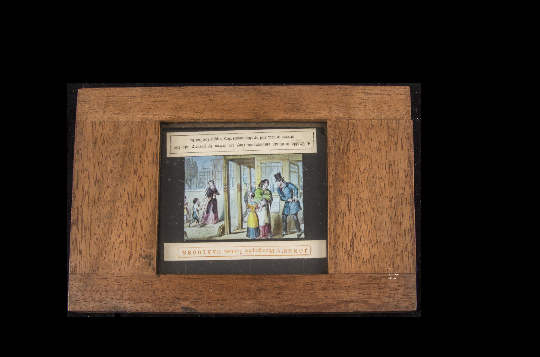 Lord Bateman - A Set of 12 Mahogany-Mounted Hand-Coloured Magic Lantern Slides, each stamped King - Image 12 of 12