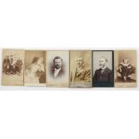 Portrait Cartes de Visite, UK, ladies, gentlemen and some children, mainly albumen, 1870s/1880s, P-