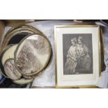 Photographs on glass, albumen - UK topographical Frith's Medallions and others, oval, various sizes,