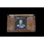 Seven Mahogany-Mounted Hand-Coloured Magic Lantern Slides with Nautical Scenes, including one of