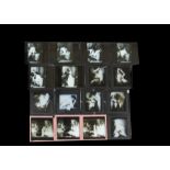 Collection of 27 Extremely Rare Erotic and Pornographic Black & White Photographic Magic Lantern