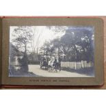 Alfred Gwynne Vanderbilt (1877-1915), silver print pocket album, titled 'Venture - London-Brighton