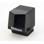 A Nikon DA-2 Sports Viewfinder, black, body G, very light marks to paint, elements, G, with maker'