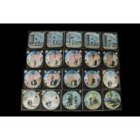 Four Magic Lantern Slide Stories, Christies Old Organ - 20 coloured slides; Apple-Stealers and