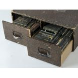 3¼sq. in. Two Drawers of approx 275 Miscellaneous Religious Magic Lantern Slides, coloured and black