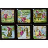 Collection of approx 590 Miscellaneous 3¼sq. in. Story Magic Lantern Slides contained within a Six