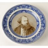A Rare Earthenware Plate Commemorating Albert Smith’s ‘Mont Blanc to China’ Panorama, which was