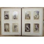 A musical Carte de Visite/Cabinet 'The Seaside Album', with chromolithograpic pages, images