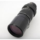 A Nikon Nikkor 300mm f/4.5 Lens, serial no. 541222, AI black, barrel, F-G, light marks to paint,