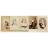 Portrait Cartes de Visite, UK, ladies, gentlemen and some children, mainly albumen, 1870s/1880s, P-