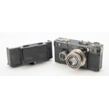 A Contax I Rangefinder Camera, serial no. Z25549, c1934, improved version, shutter sticking, body,