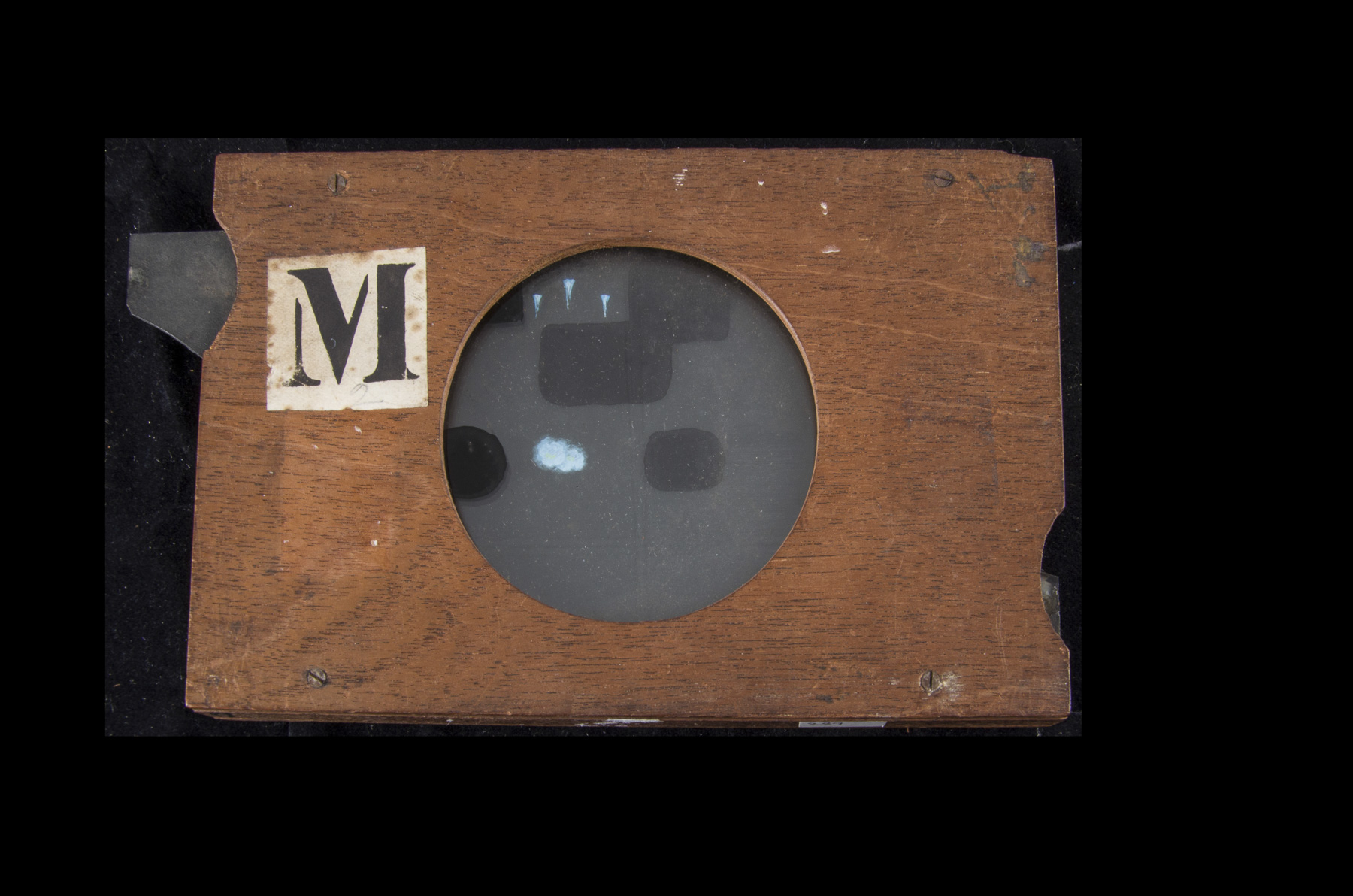 Seven Mahogany-Mounted Hand-Coloured Magic Lantern Slides with Nautical Scenes, including one of - Image 6 of 7