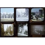 3¼sq. in. Two Drawers of approx 173 Magic Lantern Slides of London, including photographic,