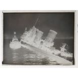 Quarter-plate Gelatin Silver Glass Negatives of World War I Battleships, German High Seas Fleet