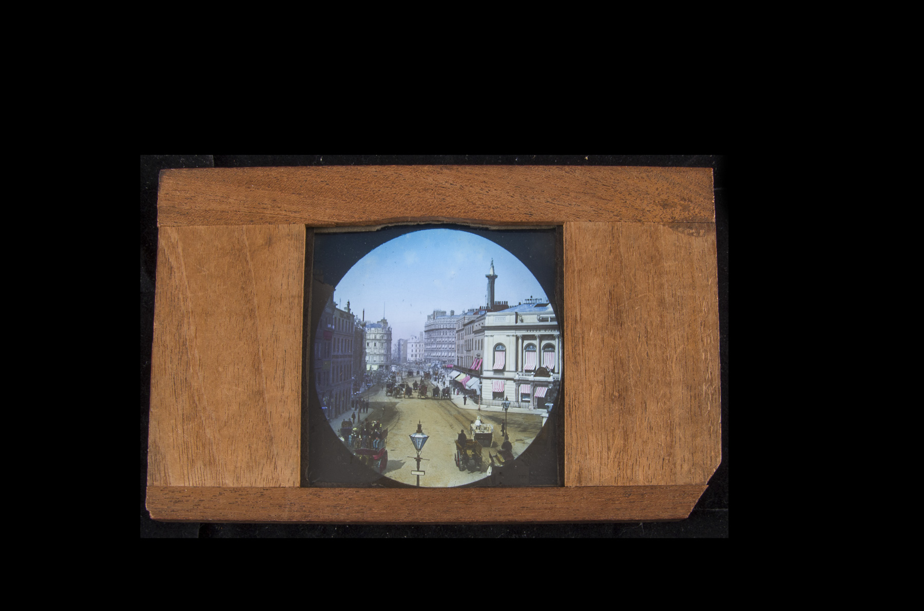 Lost London - 12 Mahogany-Mounted Hand-Tinted and Photographic Magic Lantern Slides, including - Image 11 of 12