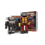 A Horikawa S.H (Japan) Battery-operated Super Robot, rotate-o-matic tinplate and plastic robot,