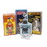 Hong Kong Plastic Battery-operated Robots, Playwell Space Commander Robot, Soma Action Robot, Play