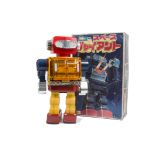 A Horikawa S.H (Japan) Battery-operated Super-Giant Robot, large 16" rotate-o-matic tinplate and