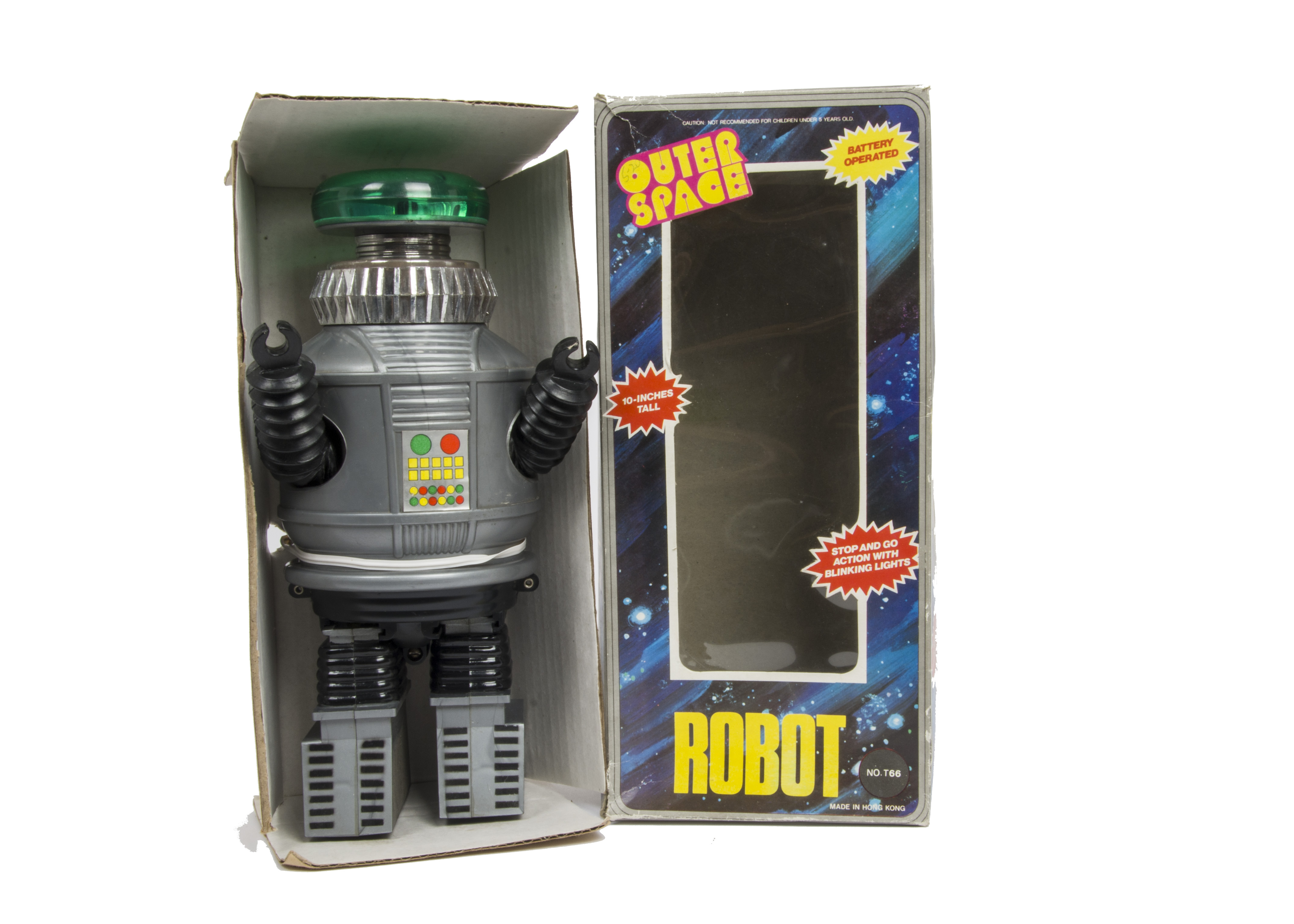 AHI (Hong Kong) Battery-operated Outer Space Robot, later use of earlier Lost In Space YM3 robot