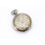 An Art Deco period continental silver pocket watch, marked Philko Watch to silvered dial with gilt