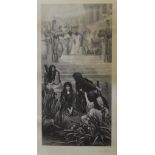 Herbert Gustav Schmalz lithograph, 'The Daughters of Judah in Babylon', signed in pencil (lower