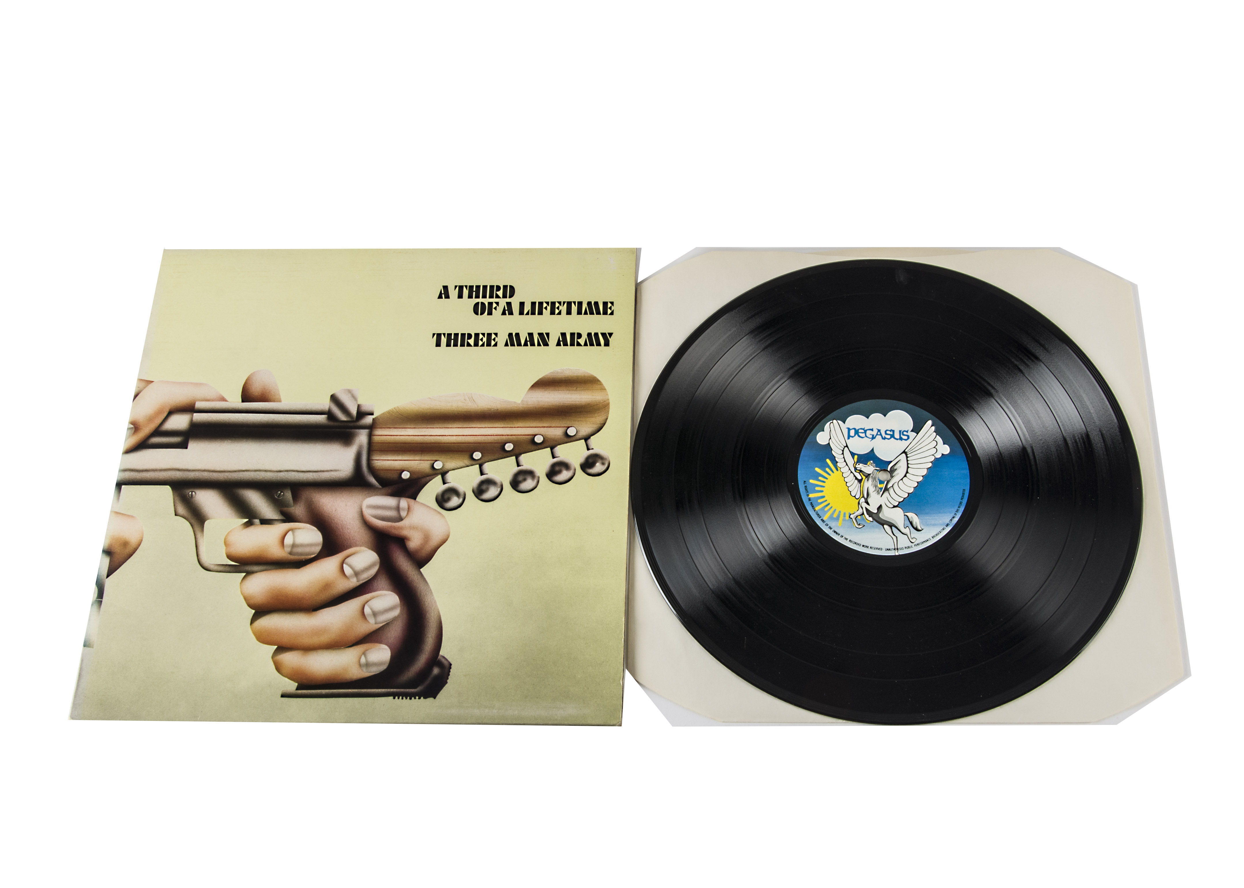 Three Man Army, Three Man Army - A Third Of A Lifetime - Original UK LP released 1971 on Pegasus (