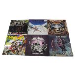 Heavy Metal / Heavy Rock LPs, seven mainly Metal and Hard Rock albums comprising Mentors - Up The