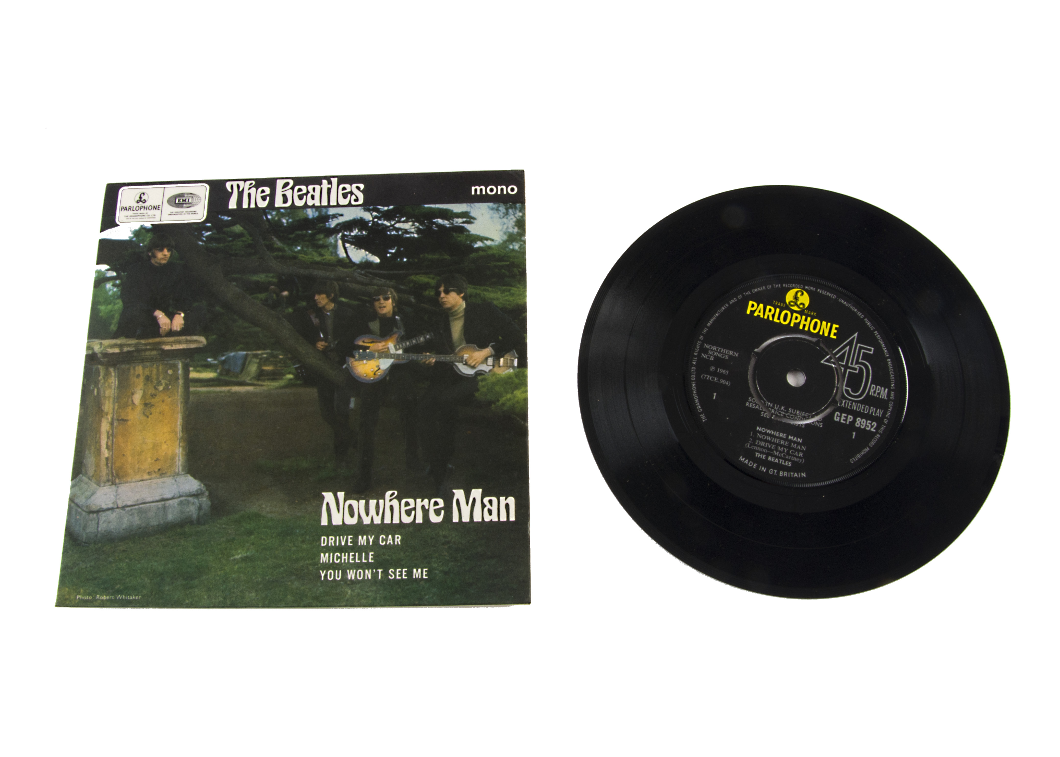 The Beatles, Nowhere Man EP - Original UK first press release 1966 on Parlophone (GEP 8952) with