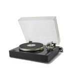 Sansui Record Deck, Sansui SR-222 Mk IV Record Deck in generally good condition with scratched lid -