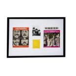 The Beatles, a framed and glazed presentation of two pieces of sheet music comprising Lady Madonna