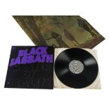 Black Sabbath, Master of Reality - 1st pressing UK LP issued 1971 on Vertigo (6360 050), in Embossed