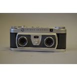 Graflex Stereo Graphic Camera, with Graflar 35mm f/4 lenses, shutter working, elements G, body VG